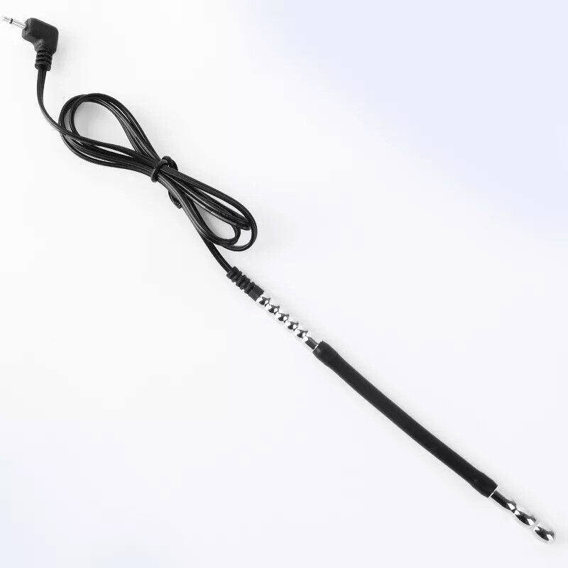 Electric E-stim Silicone Urethral Sounding Stretcher Penis Plug Bead Dilator Set gallery