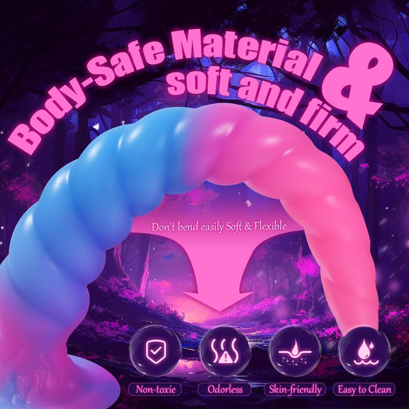 Anal Sex Toys Monster Dildo - 9.4" Long Butt Plug, Anal Toy for G-spot and Prost gallery