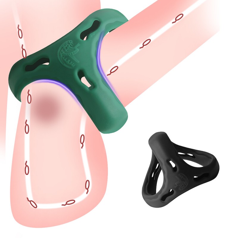 Cock Penis Ring Balls Stretcher Scrotum Cage Testicle Bondage Delay Ejaculation gallery