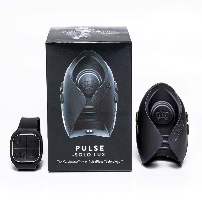 Hot Octopuss Pulse Solo Lux - Black Waterproof Smooth Rechargable Vibrating gallery