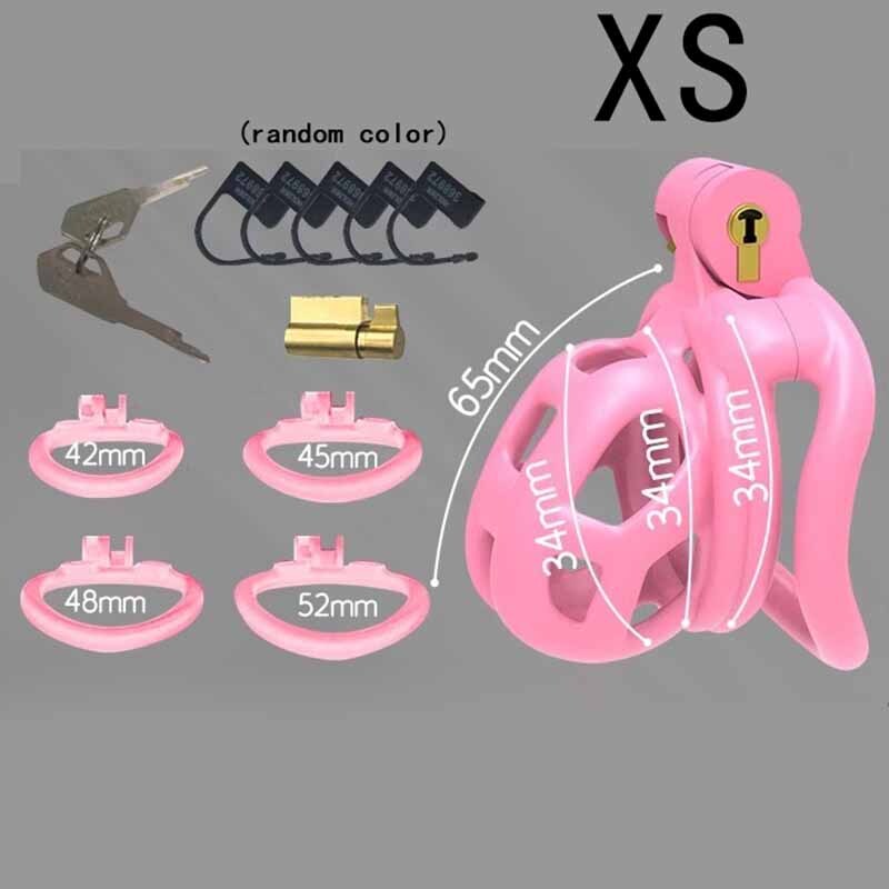Chastity Lock Cage Cobra Head Resin Stealth Lock Male Cage Chastity Device