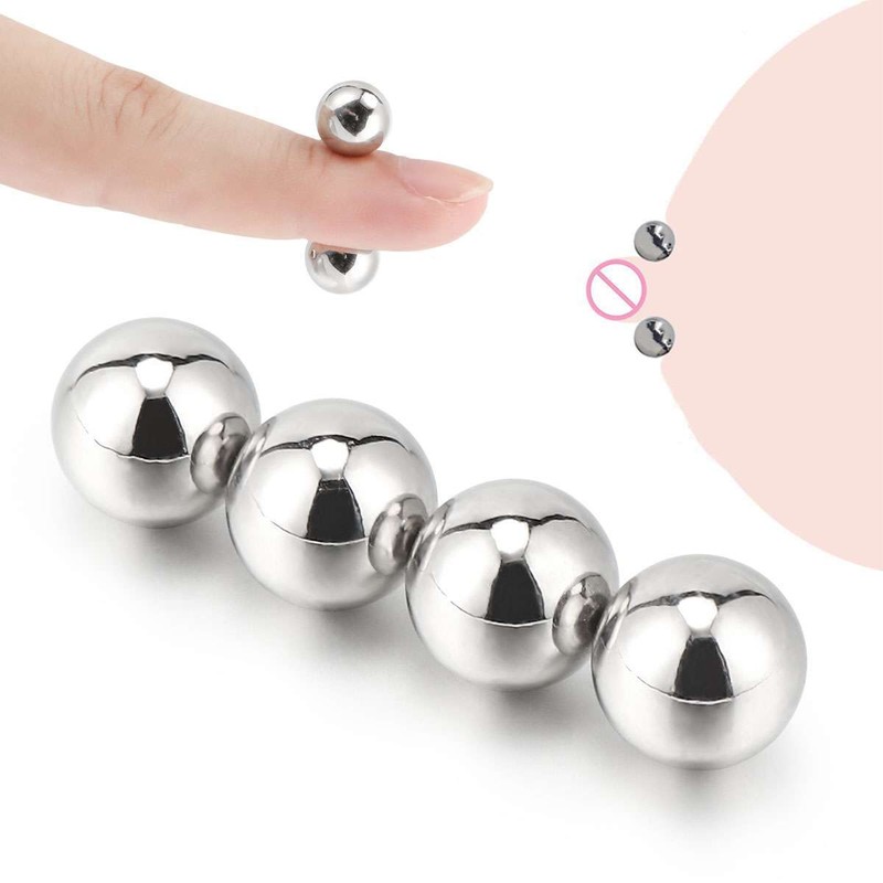 Magnetic Orbs Pair Set Clitoris Labia Nipple Clamps Bondage Fetish BDSM Powerful