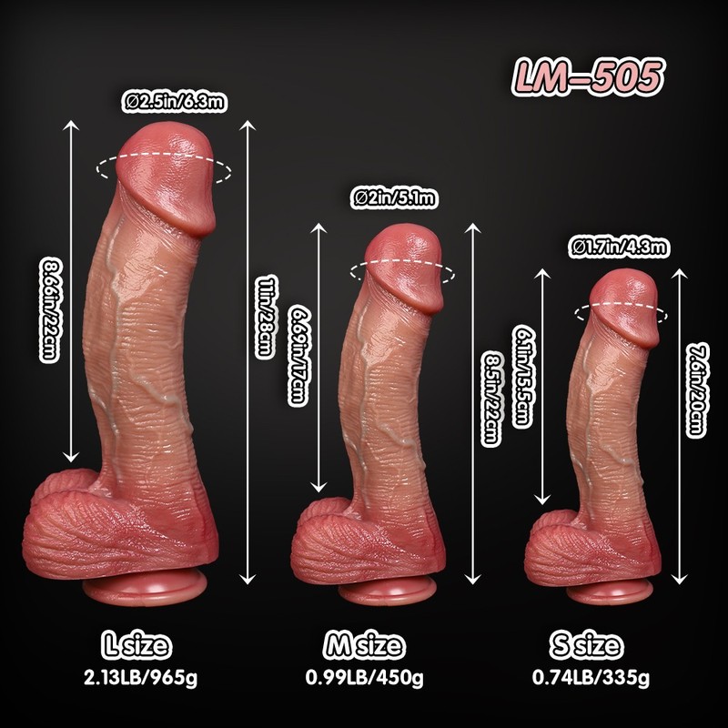 Huge Dildo Anal Realistic G-spot Skin Feeling Penis Dong Sex Toy For Women Men gallery