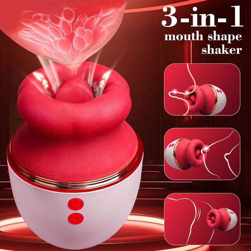 Sucking Vibrator Clit Sucker Dildo G-spot Oral Massager Vibrator Women Sex Toys gallery
