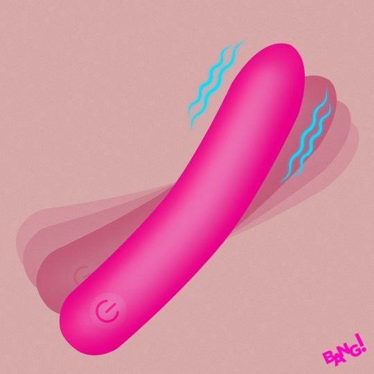 Tapered Flexible Silicone Bullet – Pink