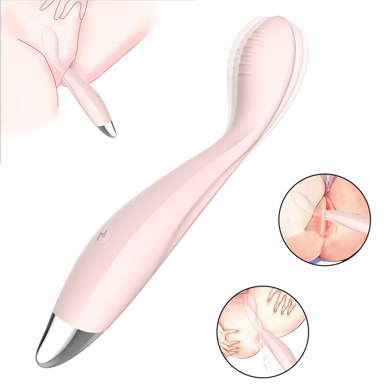 Multispeed Clit Vibrator Curved Bullet G-Spot Dildo Clitoris Massager Sex Toy gallery