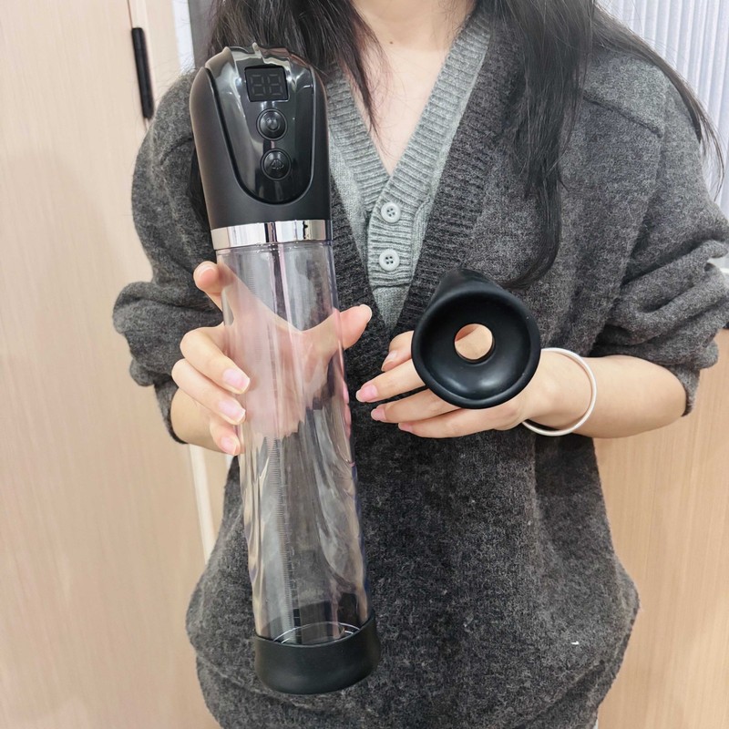 Men Penis Growth Penis Aid Vacuum Pump with 2 Sleeves Enlargement Enhancer SM