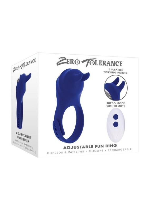 Zero Tolerance Adjustable Fun Ring Rechargeable Silicone Cock Ring gallery