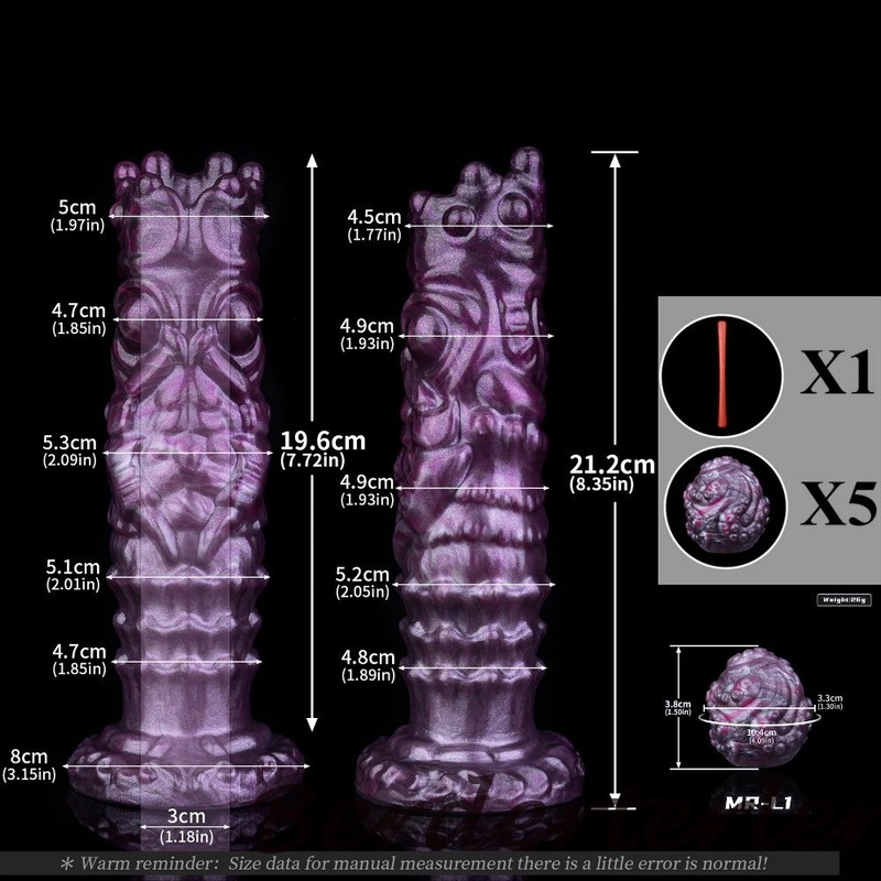 Manual Ovipositor Monster Hollow Anal Plug Egg-Laying Silicone Butt Ball Sex Toy gallery