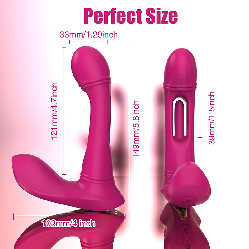 Patting Rabbit Vibrator Dildo Flapping G-spot Massager Anal Sex Toys For Women gallery
