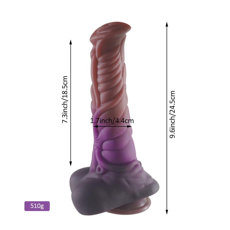 Realistic Dildo,Monster Textures Suction Cup Sex Toy For Women - Silicone/TPE gallery