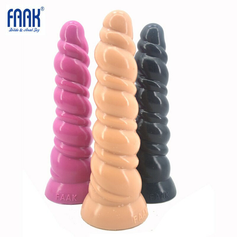 Medical Silicone Huge Anal Dildo Prostate G Spot Massage Stimulator Anal Plug