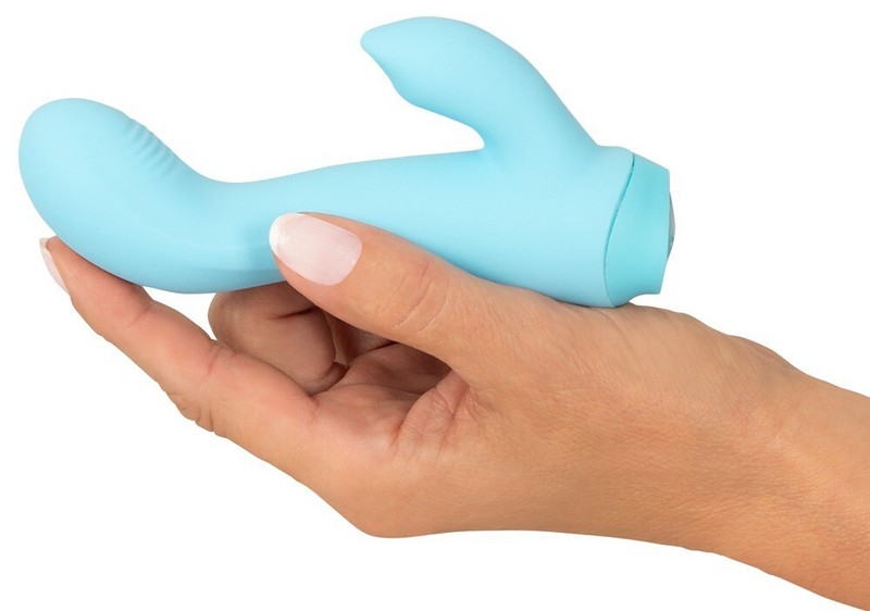 Mini Celestial Rabbit Vibrator with Curved Head and Flexible Silicone Cuties gallery