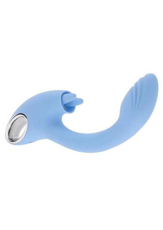 Playboy Sapphire Sky Rechargeable Silicone Dual Vibrator gallery