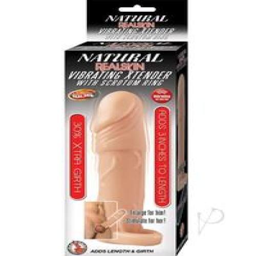 Natural Realskin Vibe Xtender W/ring Fle gallery
