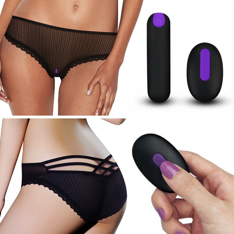 Vibrador Inalámbrico con Control Remoto, para usar y Bragas Estilo Hipster Mujer