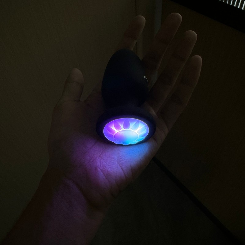 Silicone LED Light Up Anal Butt Plug Prostate G Spot Stimulator Vibrator Sex Toy gallery