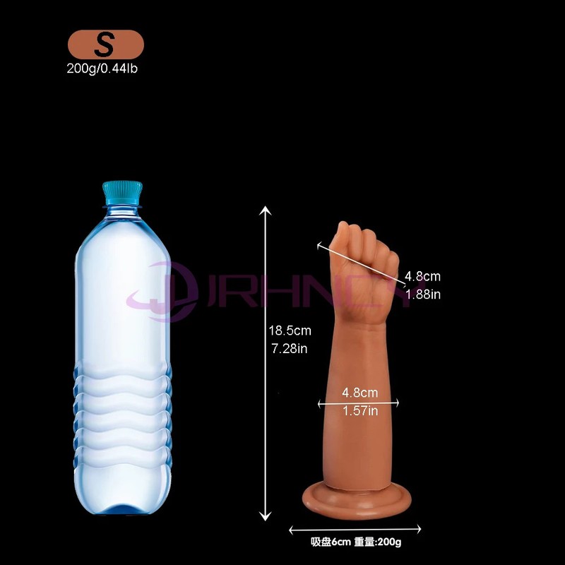 Huge Long Realistic Arm Fist Butt Plug Liquid Silicone Dildos with Suction Cup
