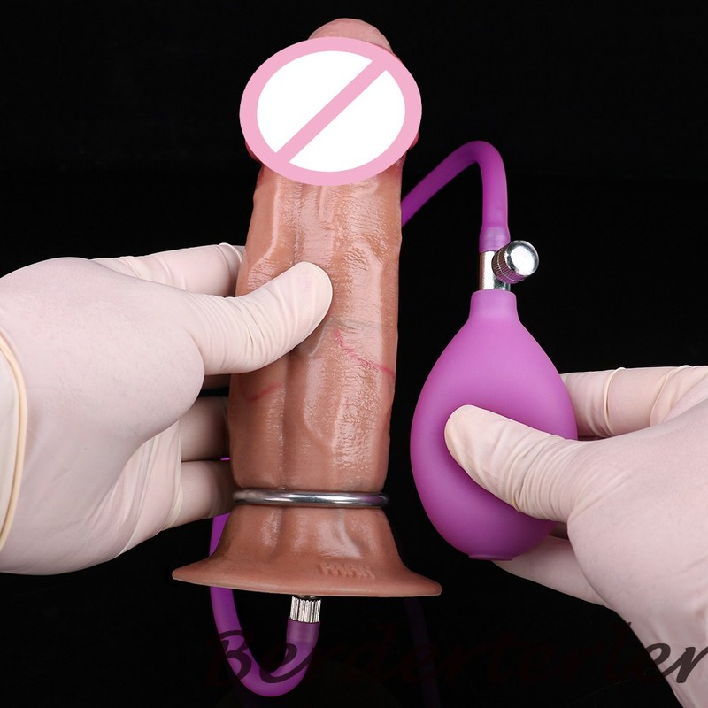 Pneumatic Ovipositors Lay Eggs Butt Pluk Dildo Penetration Inflatable Sex Toys gallery