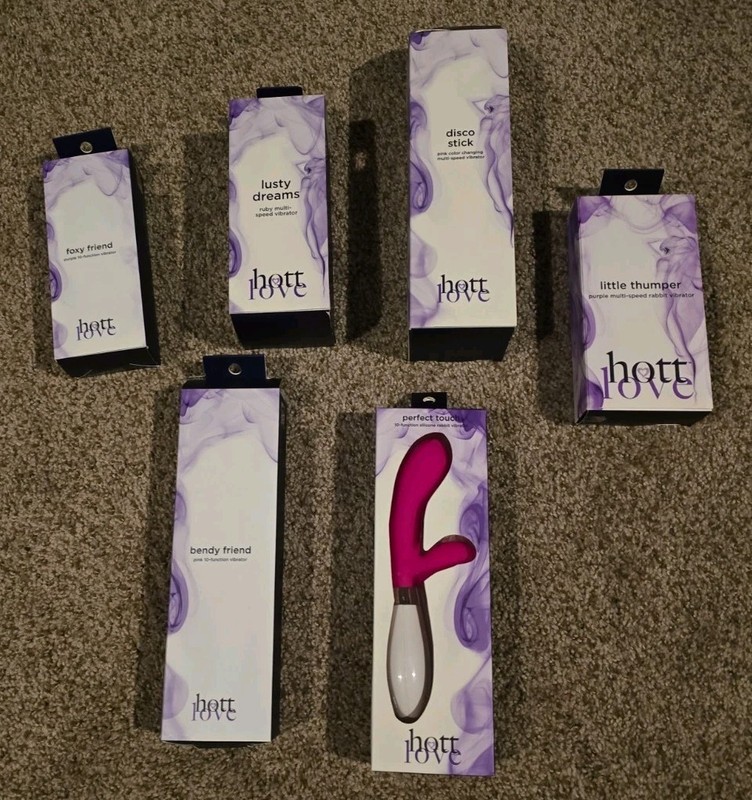Hott Love DILDO VIBRATOR Rabbit 6pc Lot Great DEAL! $125+ Retail