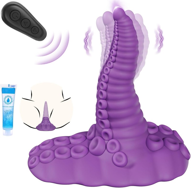 Vibrator Tentacle Dildo Fantasy Monster Dildo- Octopus Adult Sex Toy G Spot Vagi