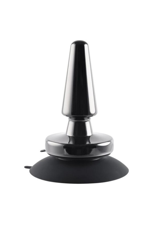 Evolved Beginner Metal Chrome Vibrating Anal Plug