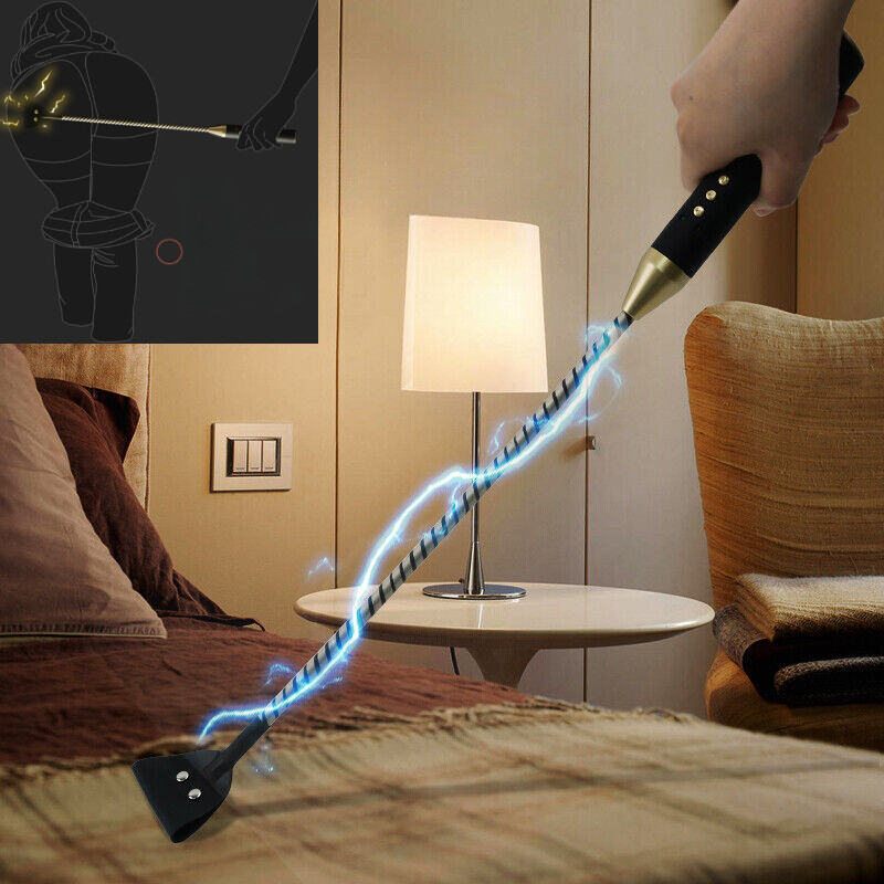 Electric Spanking Whip Flirting Paddle Flogger Torture Slave Sex Toys Adult BDSM gallery