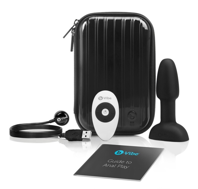 B-Vibe – Rimming Wireless Remote Control Petite Anal Plug Rotating Anal Cap