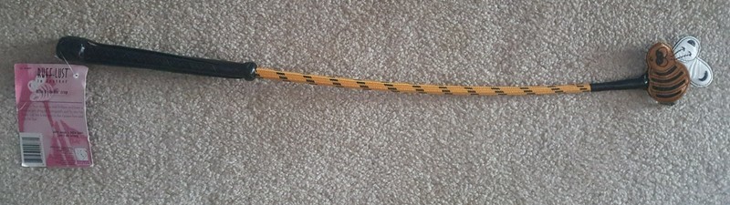 Ruff-Lust – Leather « Miss B-havin&rsquo; Crop » S&M Sex Whip/Bee Stinger – Leather Whip