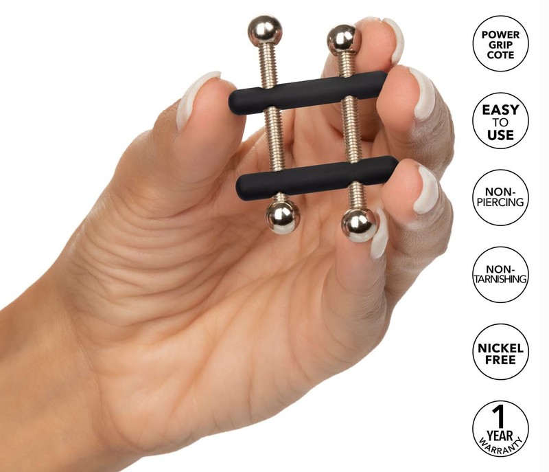 Fetish Fantasy Nipple Grips Crossbar Clamps Nipple Vices Bondage Gear Sex Toys