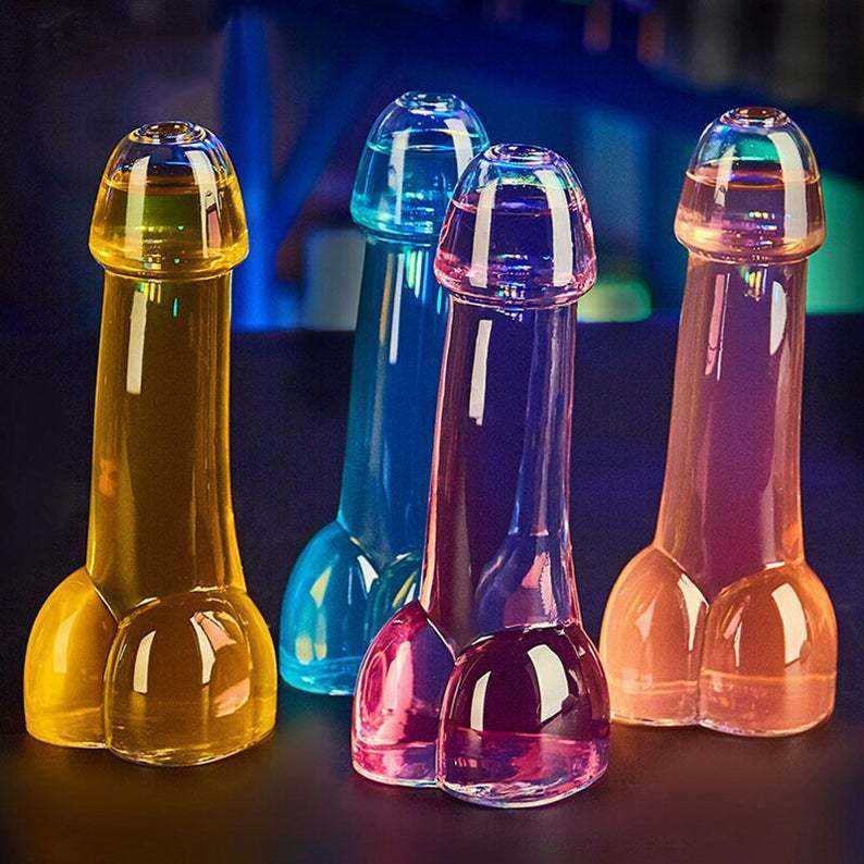Adult Sex Bachelorette Party Drink Glass GIFT – 3 pc Set