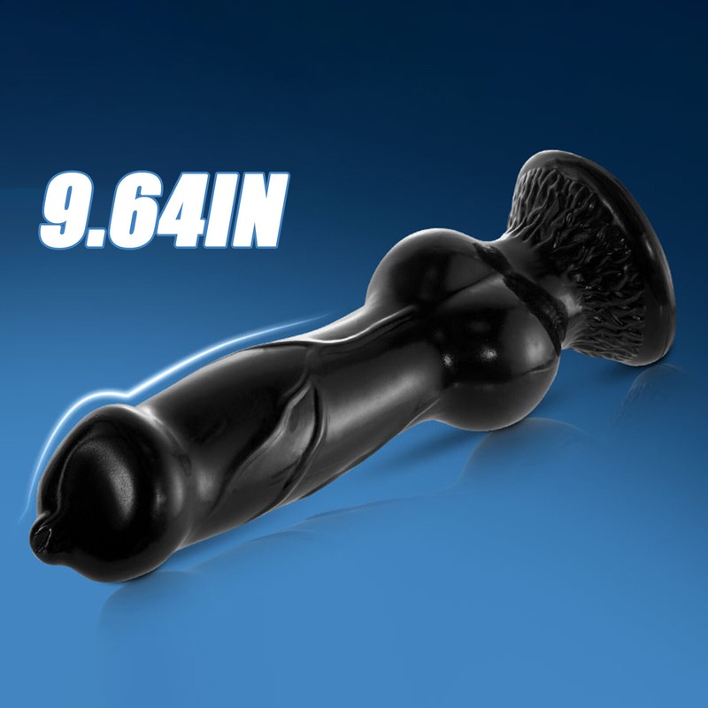 Monster Huge Dildo – 9.6&Prime; Thick Dildo with Knot,Big Anal Dildo with Suction Cup