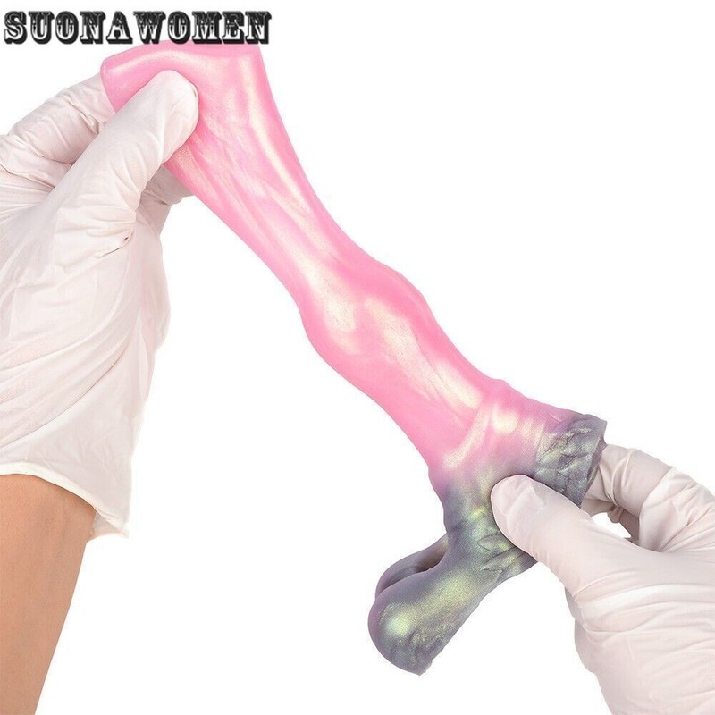 Penis Sheath Monster Dildo Penis Sleeve Big Knot Stimulator Sex Toys for Men gallery