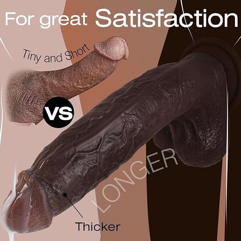 Silicone Dildo Huge Dong BBC Thick Penis Realistic Men Dick Sex Toy For Women gallery