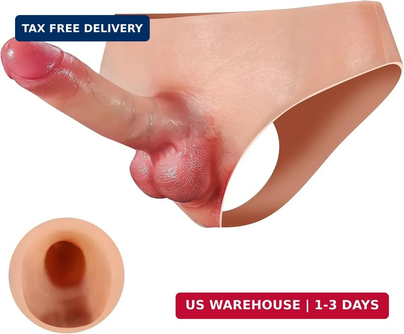 Strap on Dildo Sex Toys for Couples, Silicone Strap on Harness with 6.3 Inches R