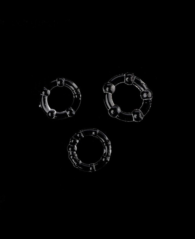 Beaded Stamina Rings Cock Ring Delayed Ejaculation Penis Harder and Thicker A10 gallery