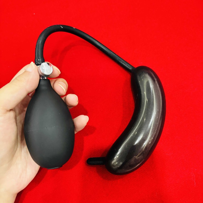 Inflatable Dilator Silicone Penis Insert Plugs Urethra Sounding Stretcher Pump