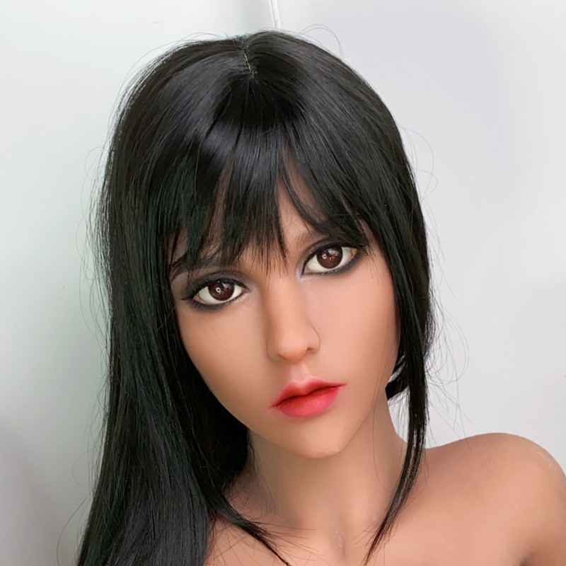 Only Sex D0ll Head w/Wigs - TPE Love Toys Heads Realistic for Men Masturbators