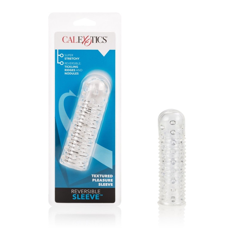Cal Exotics Reversible Sleeve Clear – Penis Enhancer Cock Sleeve