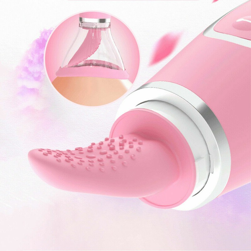Clitoral Sucking Tongue Vibrator 8 Strong Sucking Modes and 5 Licking Massager