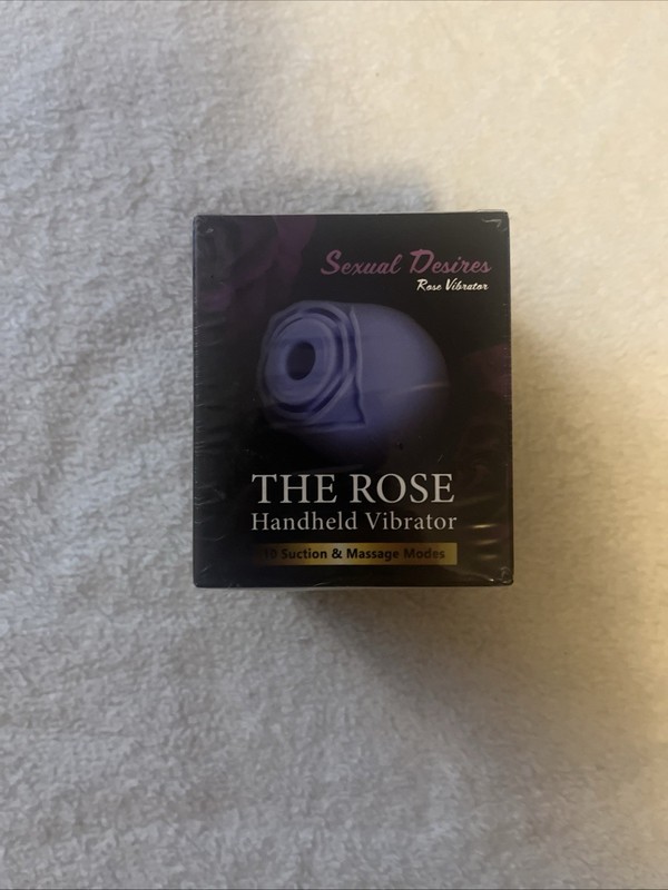 Sexual Desires Rose, The Rose Handheld Vibrator, 10 Suction And Massage Modes