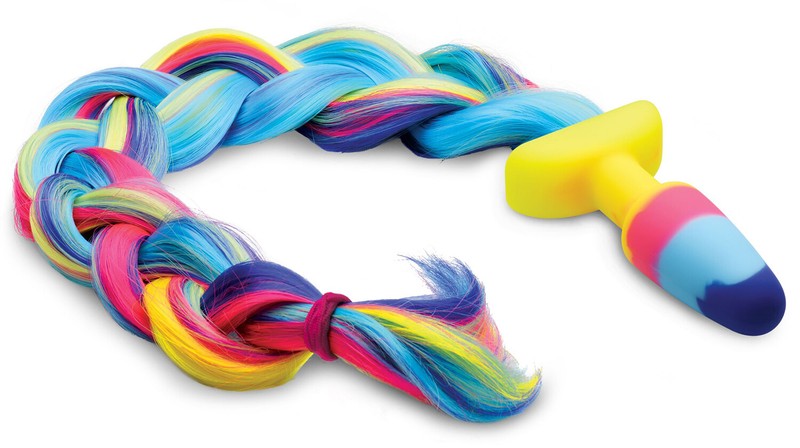 Tailz Unicorn Tail Anal Butt Plug Roleplay Sex Toy Phthalate Free Multicolor