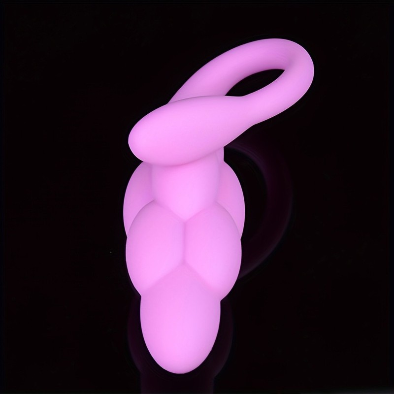 1Pc Colorful Mini Liquid Silicone Tail Plug, Soft G-spot & Anal Stimulator gallery