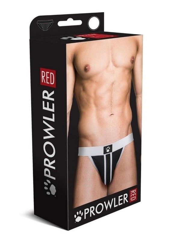 Prowler RED Ass-Less Jock – XXL – White/Black
