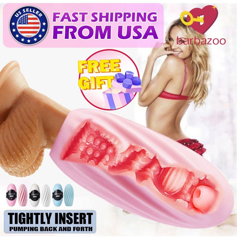 1pc Realistic Vagina Pocket Pussy Stroker Egg Male Masturbator Adult Sex Toy Men