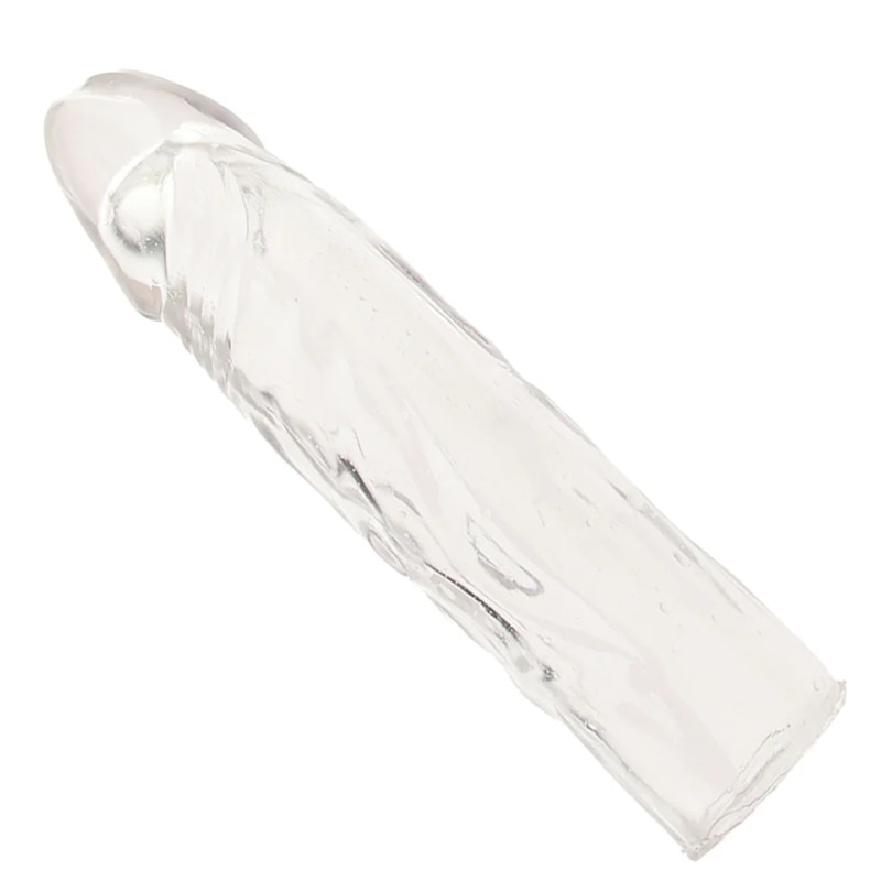Realistic Male Penis Extension Cock Enhancer Enlarger Stretchy Extender Sex Toy gallery