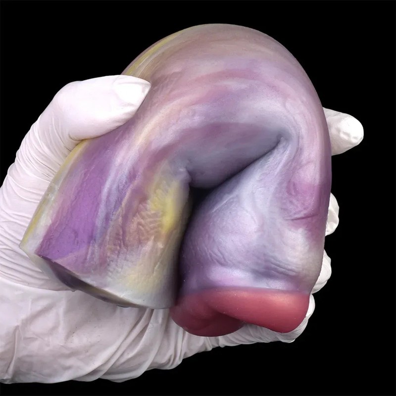 Silicone Penis Sex Toys Penis Extender Pocket Pussy Stroker Masturbation Sleeve gallery
