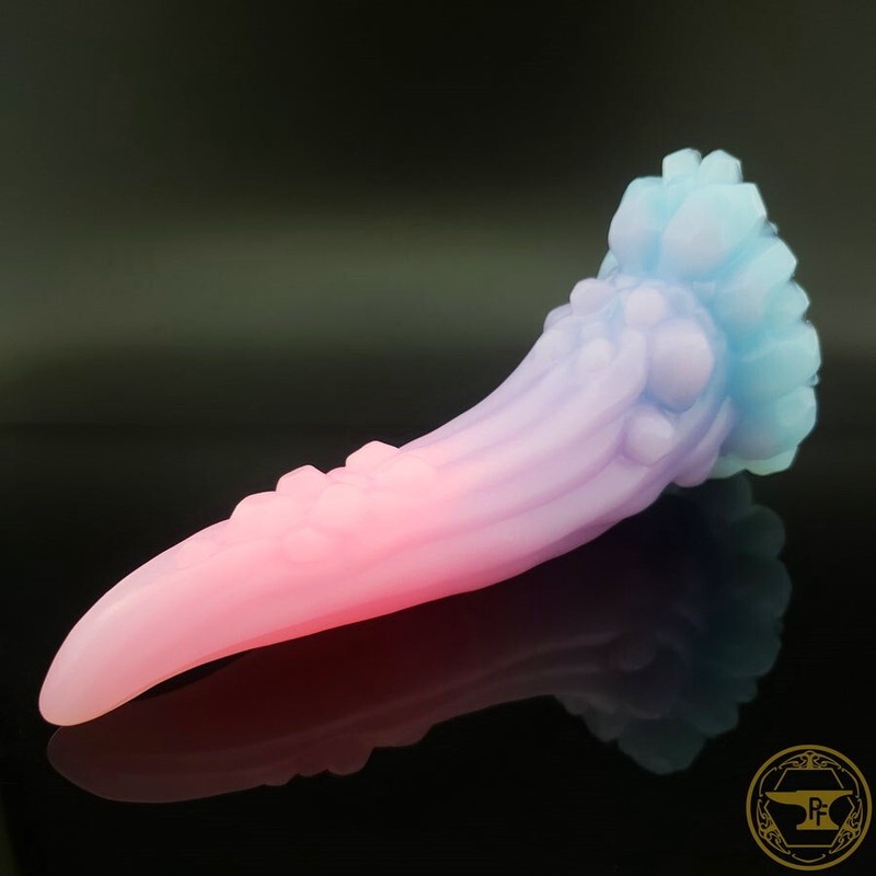 NEW LARGE LAVA MEPHIT Fantasy Silicone Dildo UV + GLOW PF Bad Dragon Like