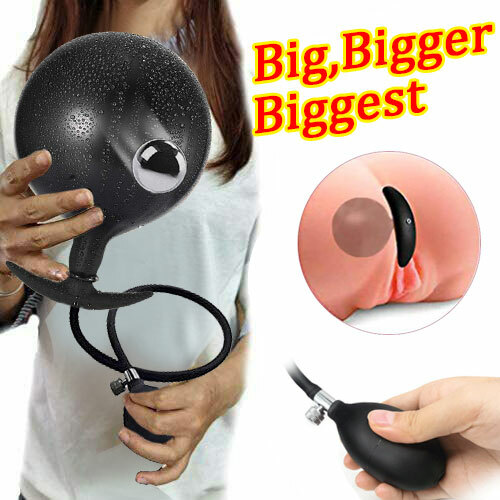 Huge Inflatable Plug Male Prostate Anal Butt Plug Dildo Bead Men Women Sex Toy