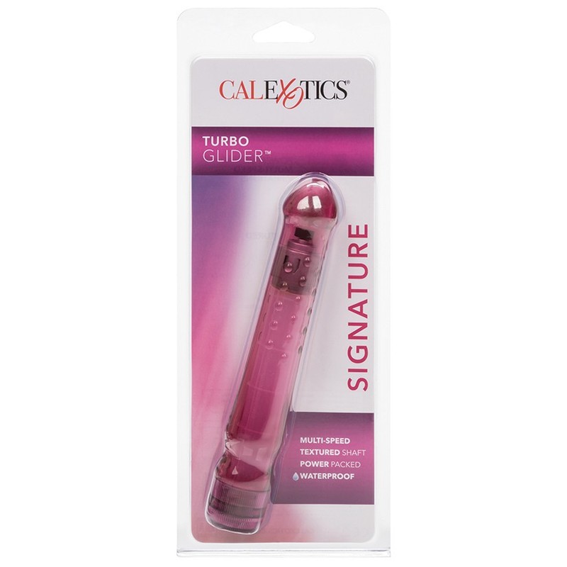 Cal Exotics Waterproof Turbo Glider Vibe Pink – Vaginal G-Spot Anal Vibrator